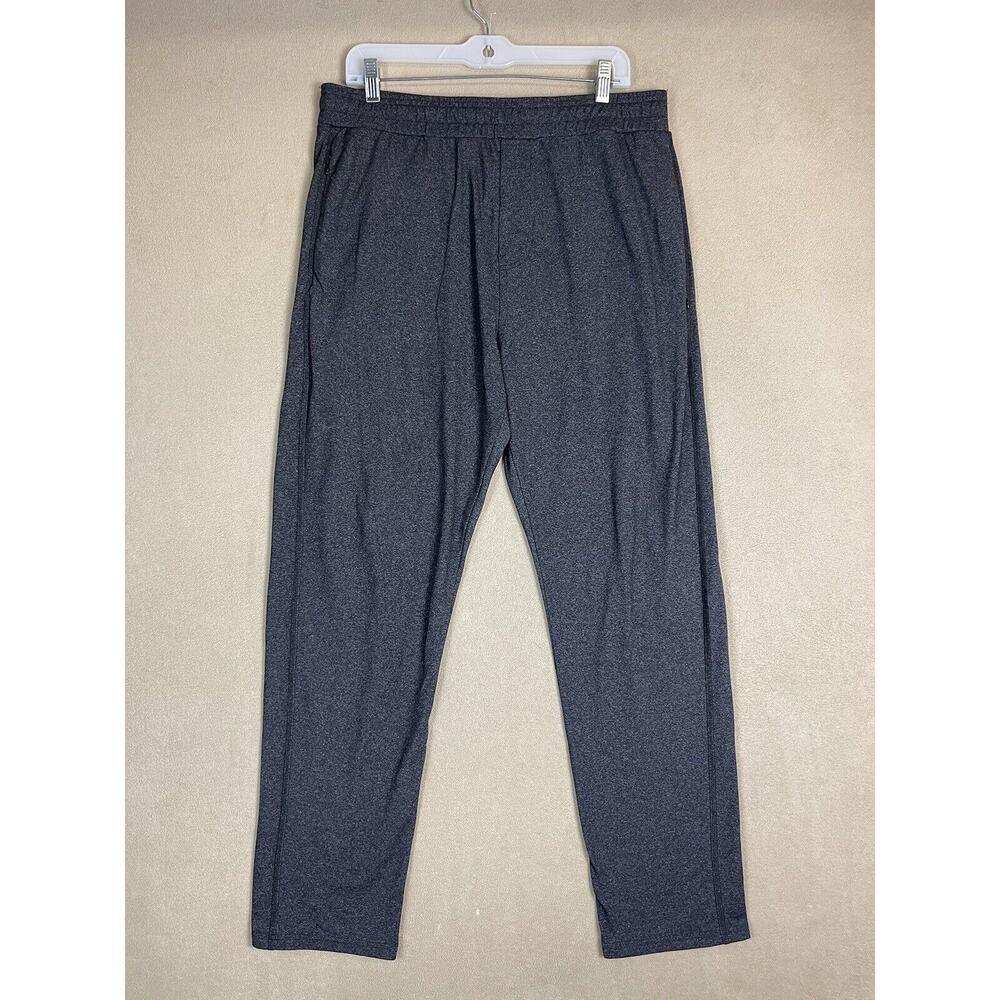 Public Rec Pants Mens 36/32 Gray Jogger Sweatpants Pockets Tapered Adult